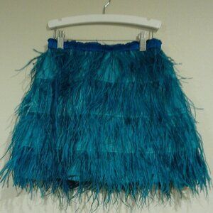 Curio and Kind Feathered Teal Skirt, tween